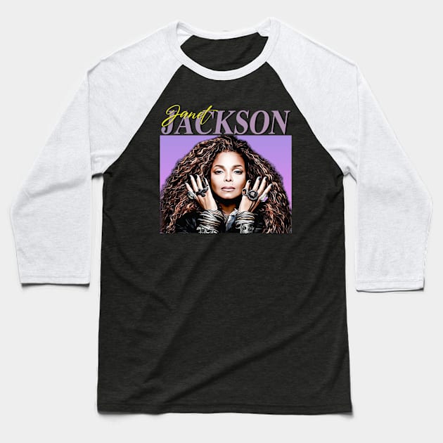 Janet Jackson | Unbreakable Baseball T-Shirt by Alaknanda prettywoman